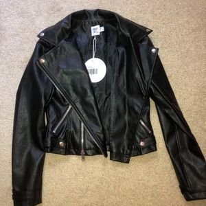 Faux Leather Jacket